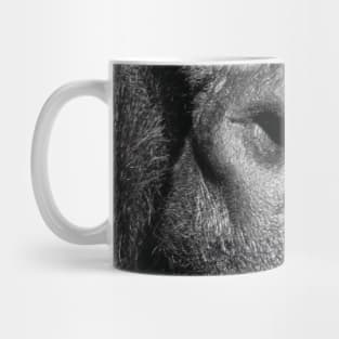 Funny face mask - mask with mouth - funny mask monkey smile Mug